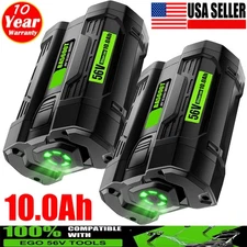 2Pack 10.0Ah For EGO POWER+ BA5600T 56V 10Ah Lithium Battery BA1400T BA2800 New