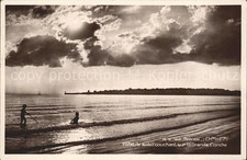 Royan 17 Effet de soleil chouchant sur la Grande Conche