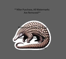Pangolin Sticker Waterproof Decal Animal Outdoor Wildlife Nature Gift NEW