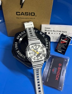 Casio G-Shock GA-2100MNG-7A Manga Theme White Analog Digital Watch