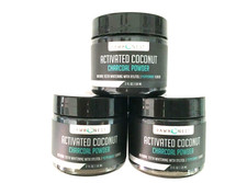 Coconut Activated Charcoal Teeth -Whitening Powder 3 pack