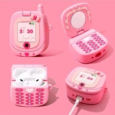 3D Cute Cartoon Earphone Cover For Apple Airpods Gen1  Gen2 Charging Case Box