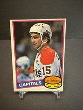 1980 O-Pee-Chee Hockey #352 Guy Charron CAPITALS EX