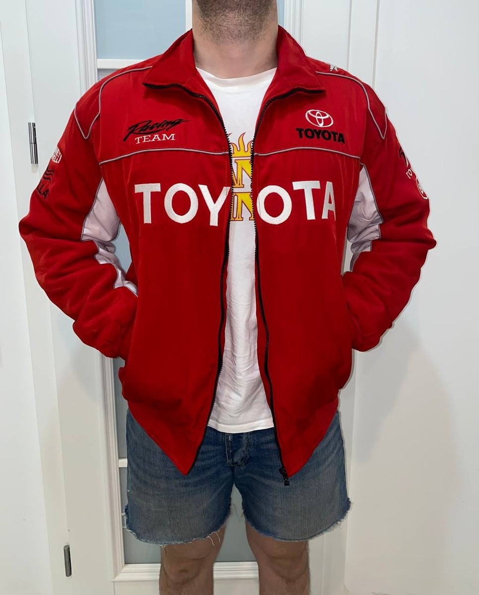 RARE VTG TOYOTA F1 RACING Team Formula1 MICHELIN Esso Full Zip