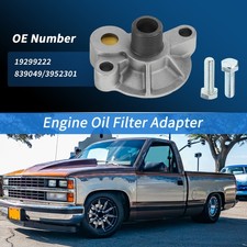 N.19299222 Adattatore filtro olio motore per motore Chevy 283 305 327 350 383 396