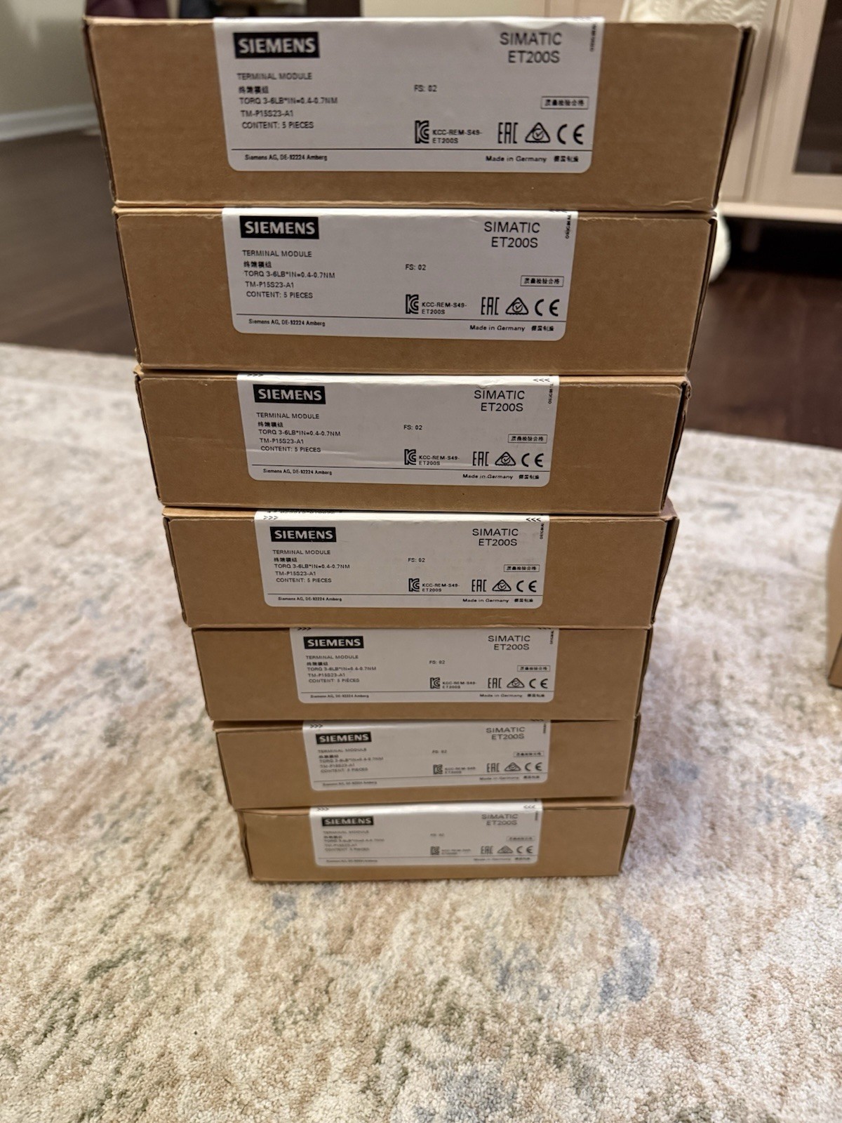 Siemens Terminal Module 6ES7193-4CA40-1AA0 SIMATIC ET200S Terminal Modules