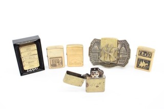 Zippo Collection Brass Marlboro New York Yankees Belt Buckle Holder Etc