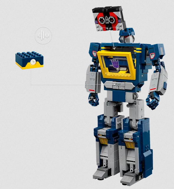 LEGO 10358 ICONS TRANSFORMERS: SOUNDWAVE - BRAND NEW COMPLETE
