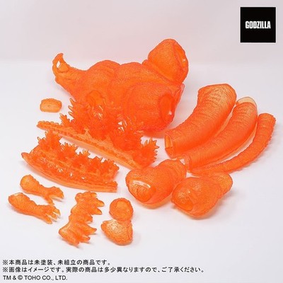 Toho 30cm Series Godzilla (1995) Soft vinyl assembly kit Clear