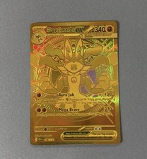 Mega Lucario ex 188/132 Me01: Mega Evoluzione Holo Carta Pokémon Oro Iper Rara