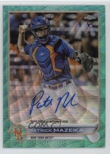 2022 Topps Chrome Rookie Aqua Wave Refractor 144/199 Patrick Mazeika Auto 0wq4