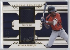 2024 Panini National Treasures Game Gear Swatches Dual 29/99 Homer Bush Jr 19l7