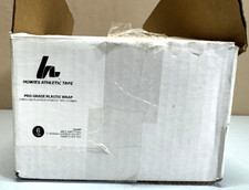 Howies Athletic Tape Stretch Wrap 9 Rolls 4in x 700ft Clear w/ Dispenser Handle