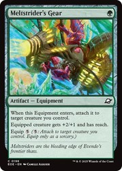 Meltstrider's Gear #198 Edge of Eternities Common MTG