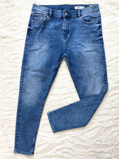 M&S The Ivy Mid Blue Skinny Fit Stretch Denim Jeans UK size 14