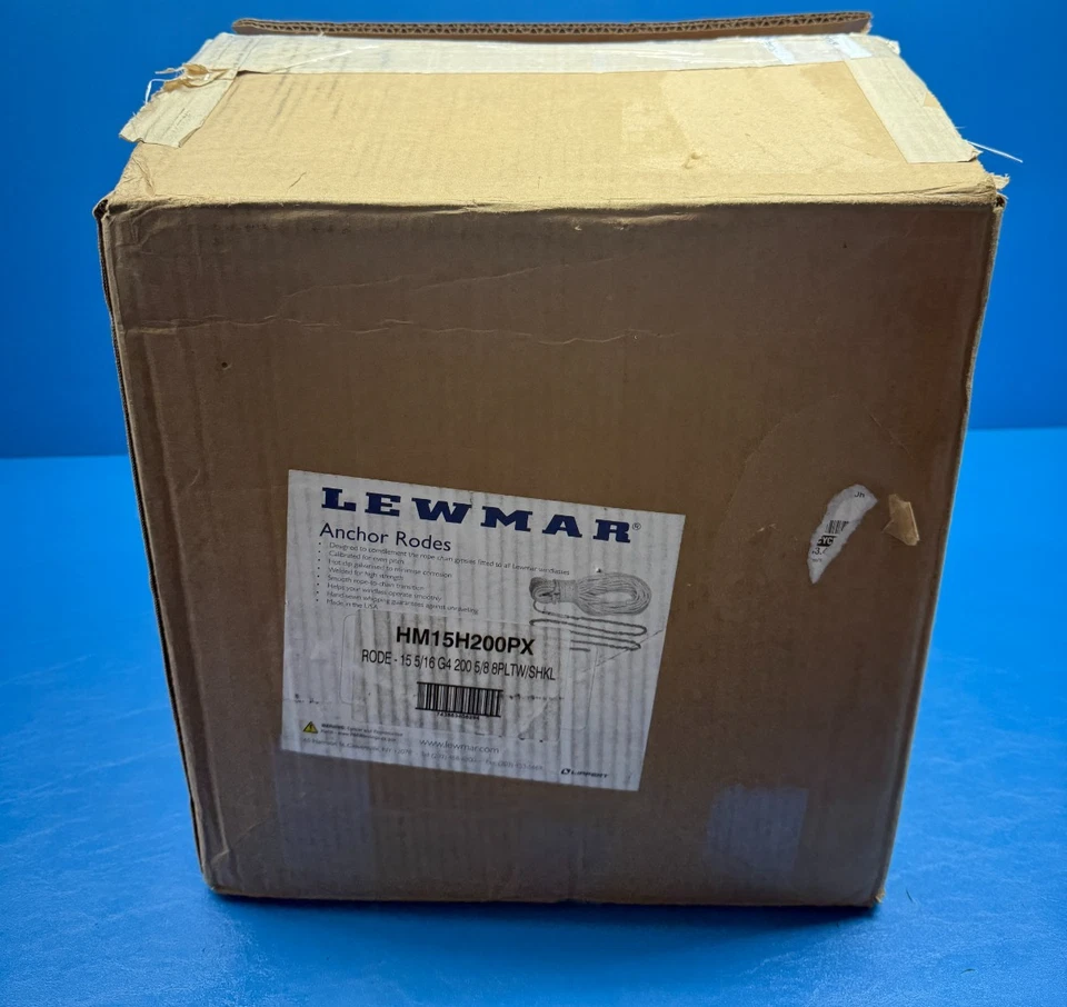 Cadena Lewmar HM15H200PX 15' 5/16" G4 Premium prefabricada varilla de anclaje Foto 2 de 4