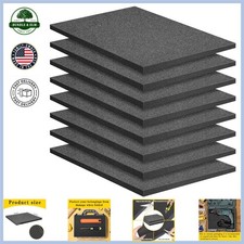 8 Pack Polyurethane Foam Sheets 16x12 Inch for Cushioning and Protection