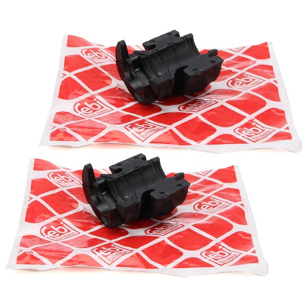 2X febi Stabilisatorlager FüR Audi Q7 Porsche Cayenne VW Touareg 7L Hinten-image