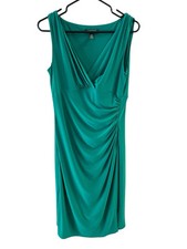 Lauren Ralph Lauren Green Classy Stretchy Comfortable Dress Size 10