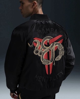 Nike Kobe Mamba Mentality Black Jacket Men's Size Medium New with Tags Snake