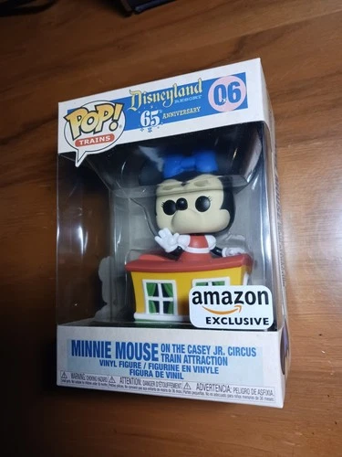 NEW Funko Pop DISNEY☆MINNIE MOUSE☆Casey Jr Train #06 AMAZON Exclusive DISNEYLAND