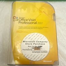 Microsoft Office Visio Professional 2007 Retail CD for Windows English 1 PC