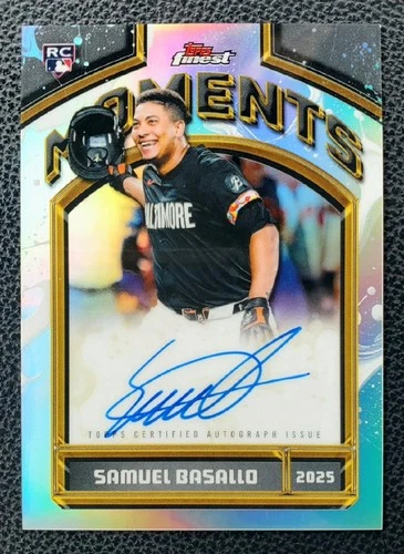 2026 Topps Finest Samuel Basallo Base (RAW)
