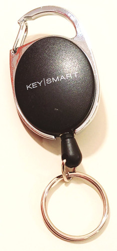 KeySmart Retractable Keychain Carabiner Belt Clip Key Ring ID Badge Reel Holder
