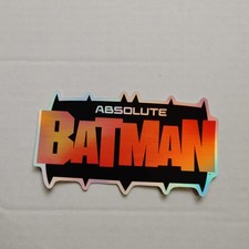 Absolute Batman Red Logo Foil Sticker