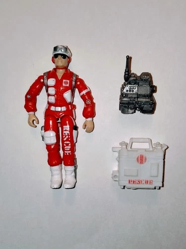 1986 GI Joe ARAH - Lifeline w / Backpack And Suitcase