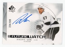 2024-25 Upper Deck Sp Authentic Future Watch Auto Andre Lee #172 (RC) /599