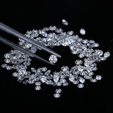 50 PCS Loose Moissanite Round Cut 4.00 MM D Color IF Clarity AGL Certified