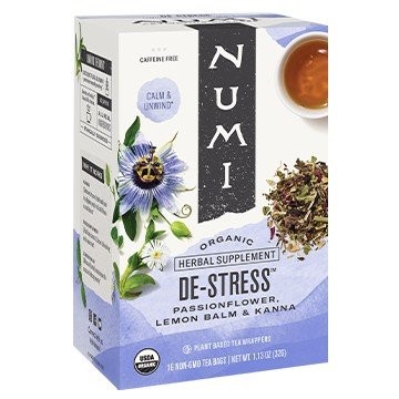 Numi Teas Чай для снятия стресса 16 пакетиков коробка 2190₽