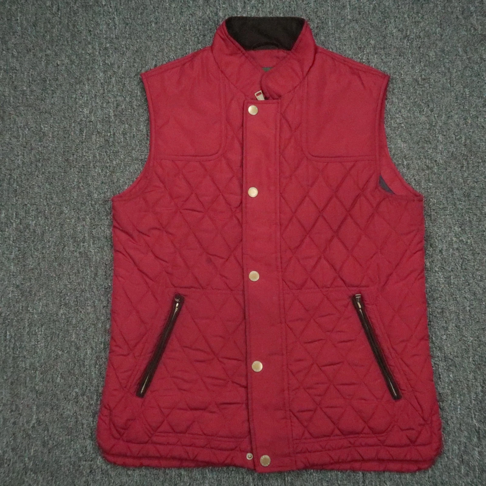Orvis Vest Men Medium Red RT7 Quilted Hiking Full Zip Pockets *
Opens in a new window or tab
