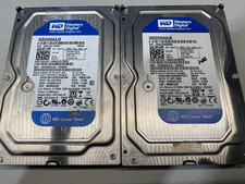 LOT OF 2 Western Digital WD2500AAJS 250GB 720RPM 3.5" Desktop Hard Drive