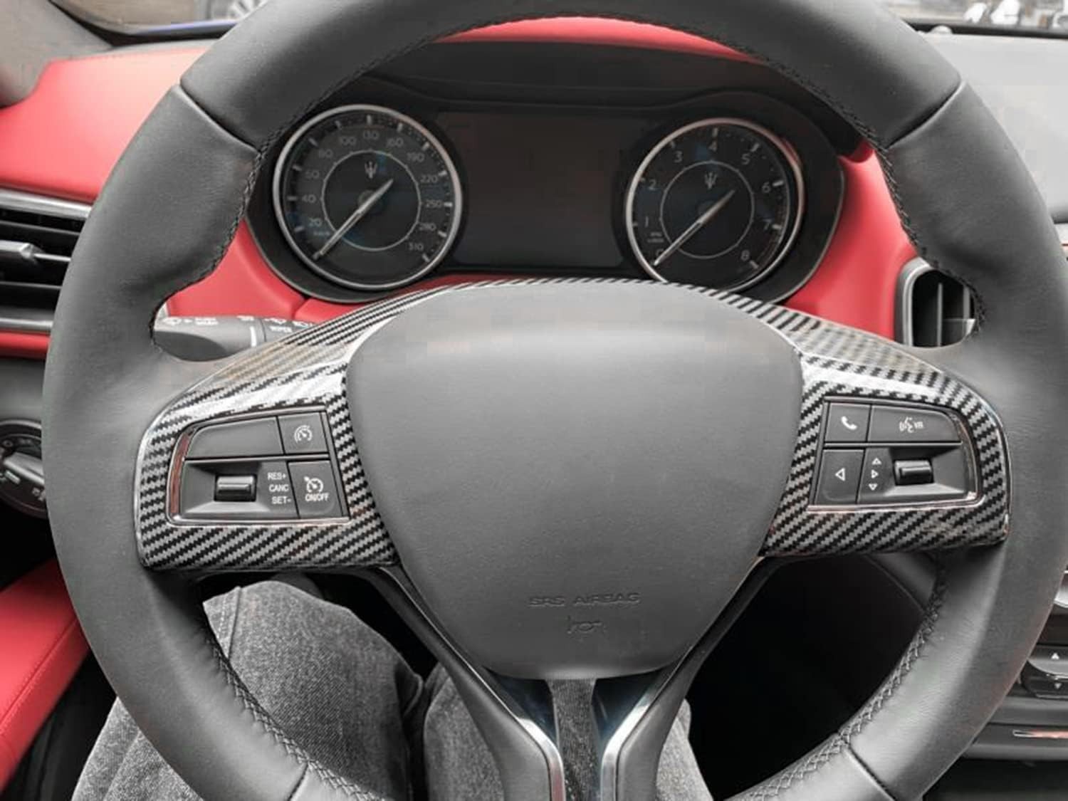 Luxury ABS Carbon Fiber Look Trim for Maserati Levante & Ghibli (2014-2021)