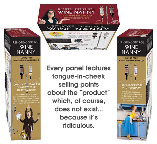 Maad Wein Nanny Streich Geschenkbox - perfektes Gag Geschenk für lustige weiße Elefanten - Bild 3 von 4