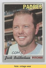 1970 Topps Jack Baldschun #284 READ d7x