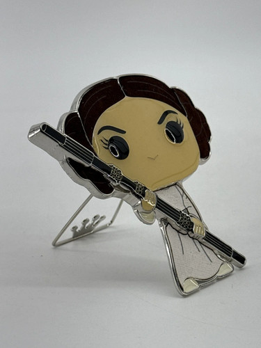 Funko Pop Pin Star Wars Princess Leia Enamel w/ Stand