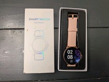 Smart Watch Fitness Tracker Digital Sport O2 Call, Sleep - LW51 Pink/Gold Womens