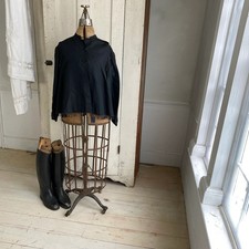 Silk taffeta Antique French bodice Victorian fashion style woman's antique