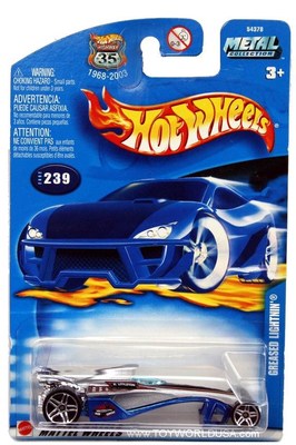 ミニカー Hot Wheels GREASED LIGHTNING 2002 Hot Wheels #239 Greased Lightnin' | eBay UK