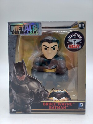 Jada HEAVY Metals Die Cast DC Comic Bruce Wayne Batman Action Figure M13 NIB