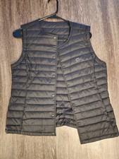Womens Padding Vest, Light Weight, Sz S, Black, Nepa Brand