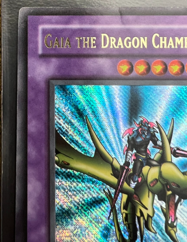 Yugioh DOUBLE MISPRINT Gaia Dragon Champion LOB-125 Ultra Letters Reverse Secret - Picture 2 of 15