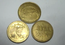 3 TEXAS TOKENS:  H-E-B GROCERY  & CABELAS BUDDA TEXAS  & SEGA