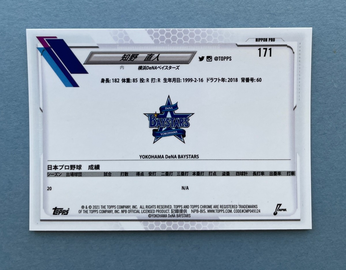 2021 Topps Chrome NPB Naoto Chino Nippon Pro League #171 | eBay