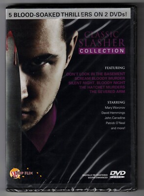 NEW! SEALED! Classic Slasher Collection [5 films] 2 DVDs (Scream Bloody Murder)