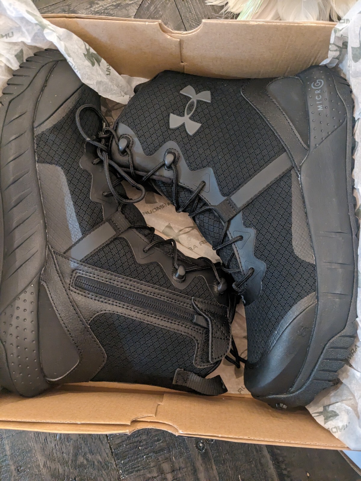 under armour men's micro g valsetz zip mid tactical boot