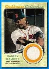 2017 Topps Heritage Clubhouse Collection Relic Hanley Ramirez CCR-HR Boston